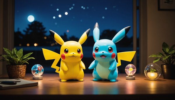 Veilleuse pokémon : douceur et sécurité pour vos nuits